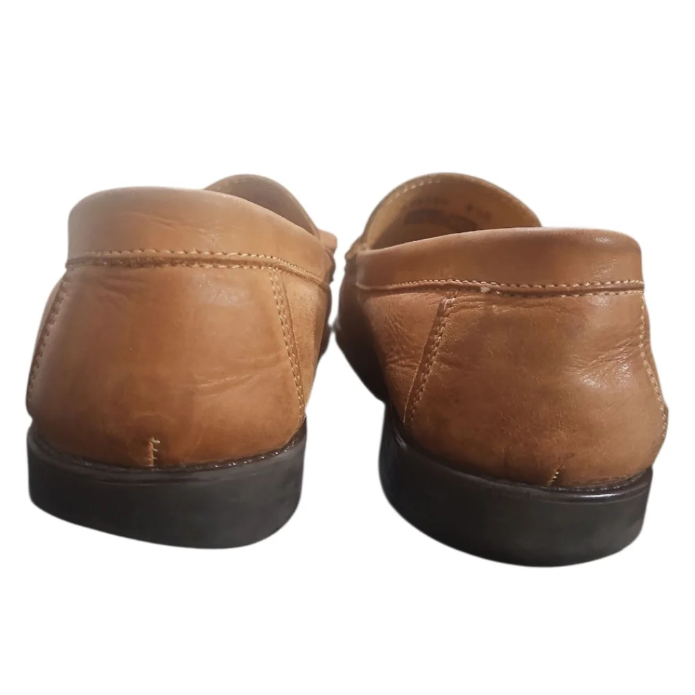 Giorgio Brutini men's brown leather tassel Leather Tassel Loafers Sz 8.5